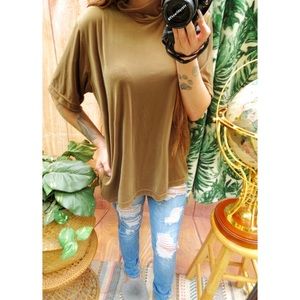 NEW Vintage 80βs soft velour oversized tee π
